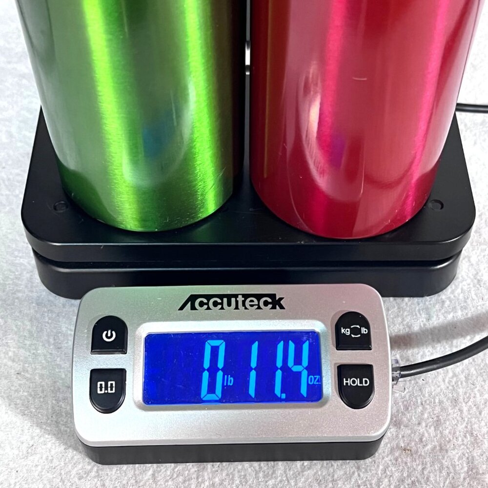 Cool Gear Stainless Steel Water Bottles 2-Pack 650ml BPA Free Holiday Red Green - Picture 14 of 14